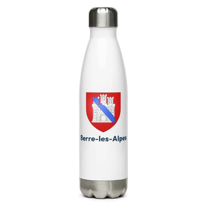 Gourde inox — blason de Berre-les-Alpes