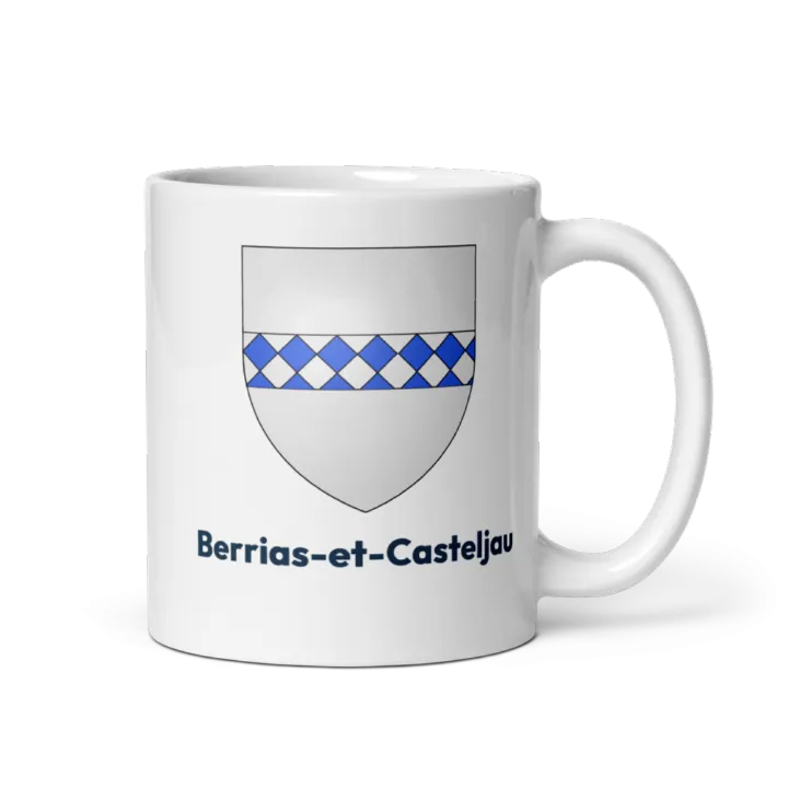 Mug blason de Berrias-et-Casteljau