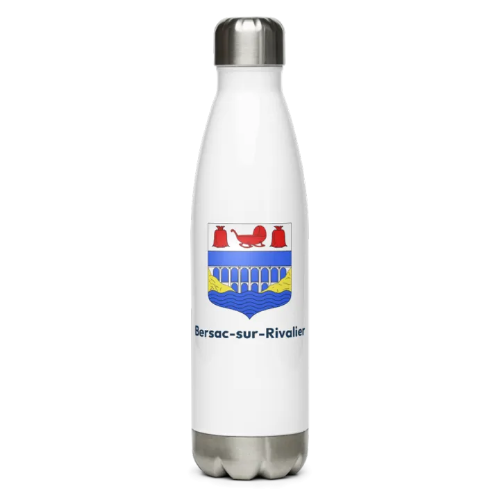 Gourde inox blason de Bersac-sur-Rivalier