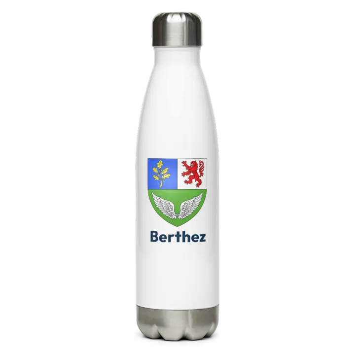 Gourde inox blason de Berthez