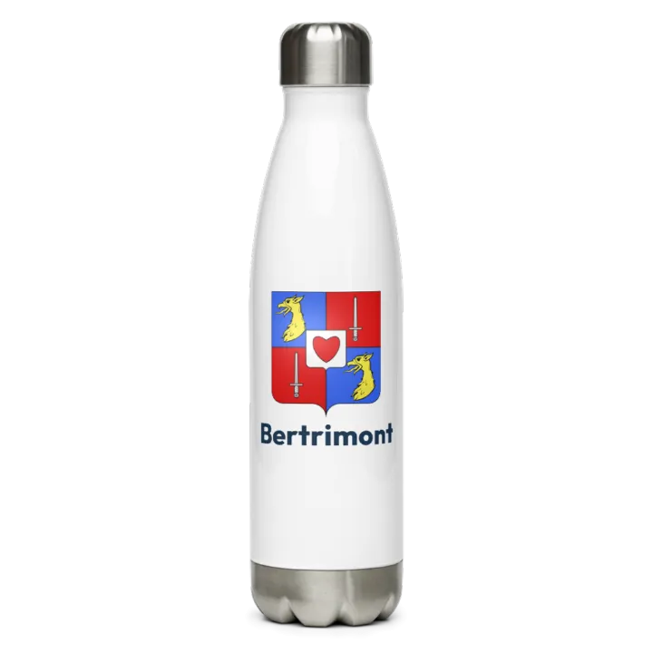 Gourde inox blason de Bertrimont