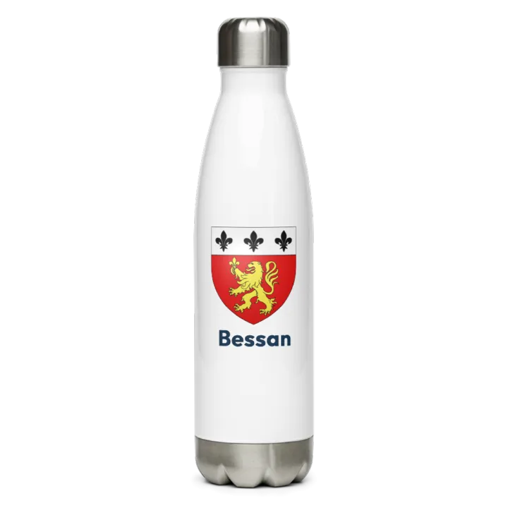 Gourde inox blason de Bessan