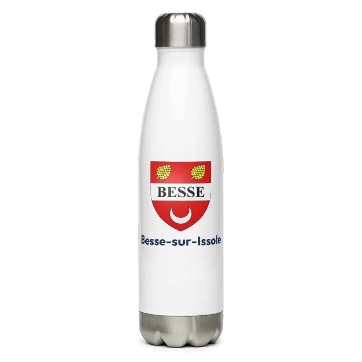 Gourde inox blason de Besse-sur-Issole