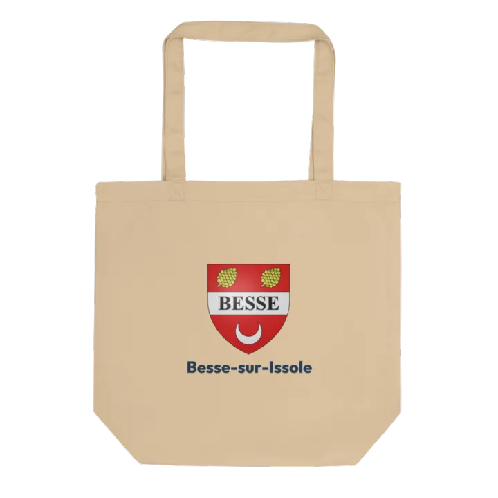 Tote bag coton bio — blason de Besse-sur-Issole