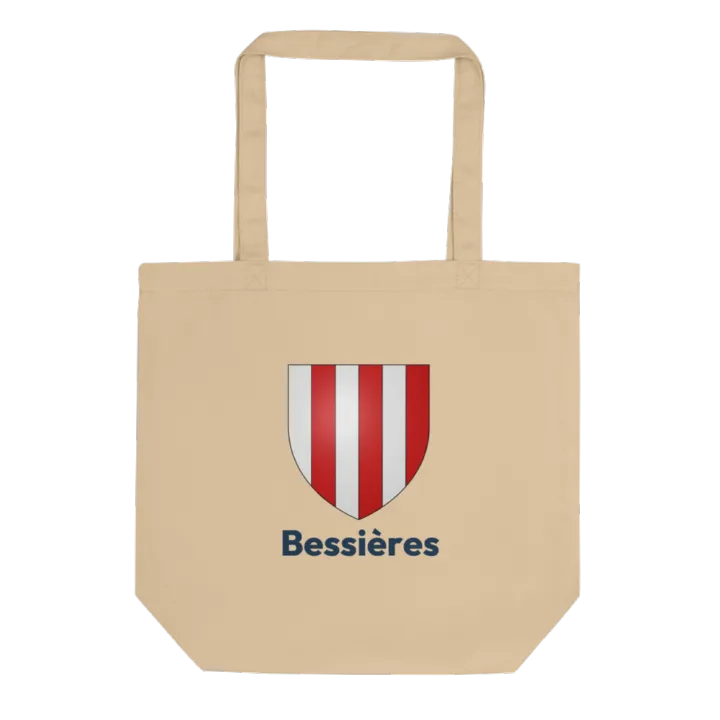 Tote bag coton bio — blason de Bessières