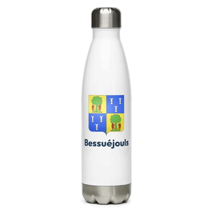 Gourde inox blason de Bessuéjouls