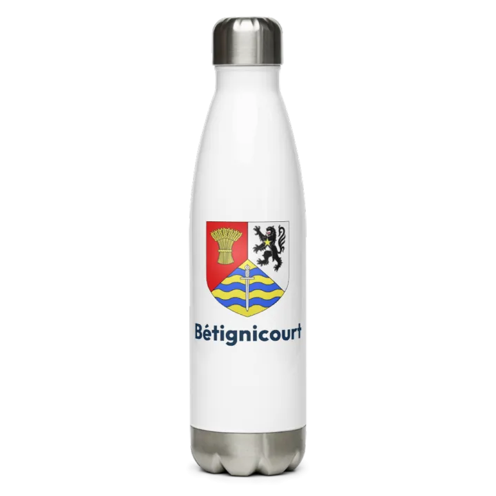 Gourde inox — blason de Bétignicourt