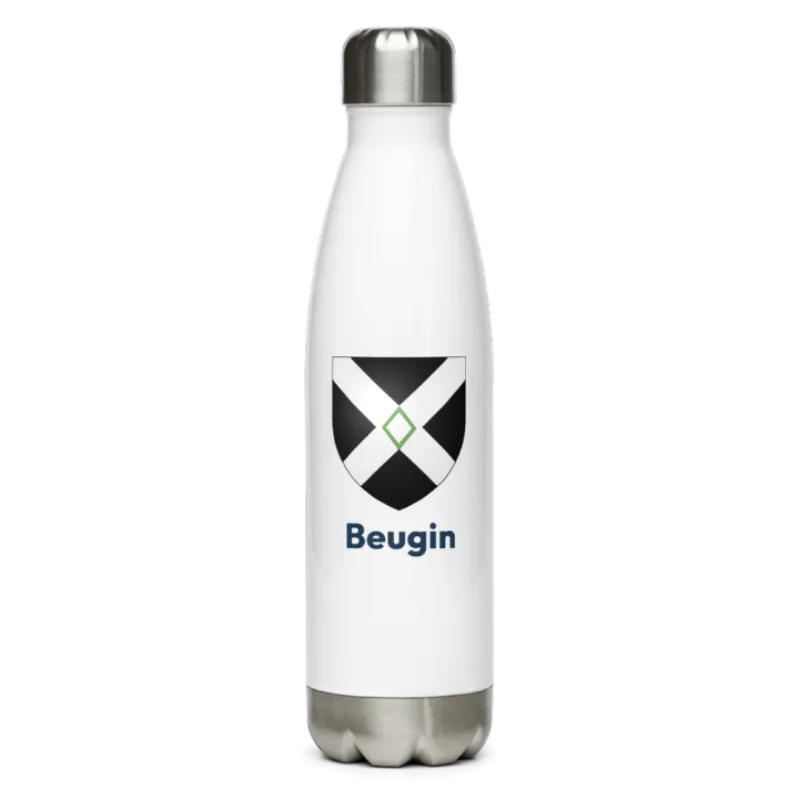 Gourde inox blason de Beugin