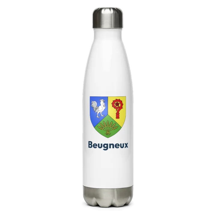 Gourde inox blason de Beugneux