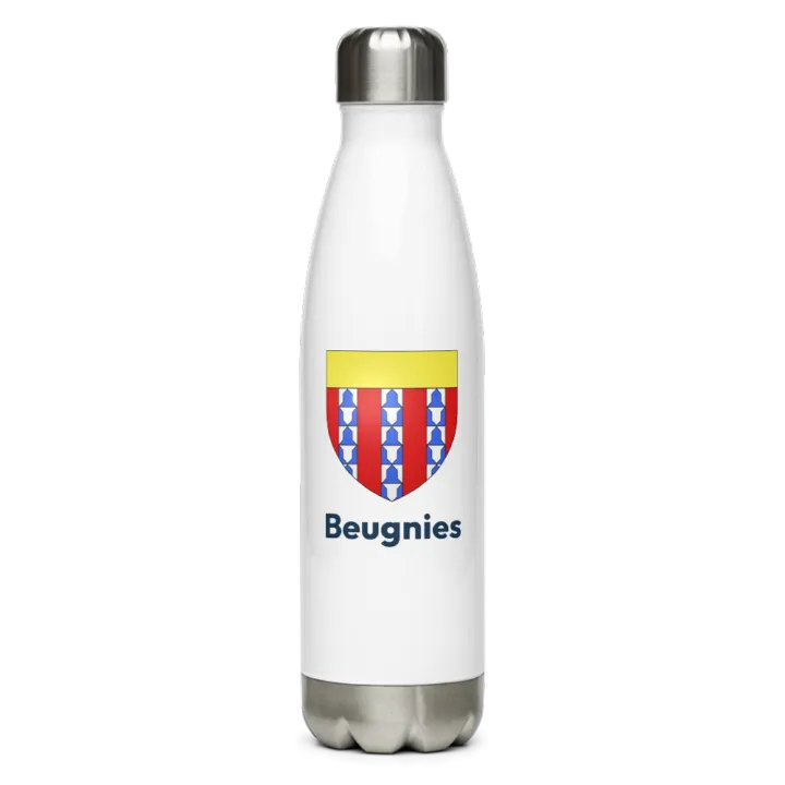 Gourde inox blason de Beugnies