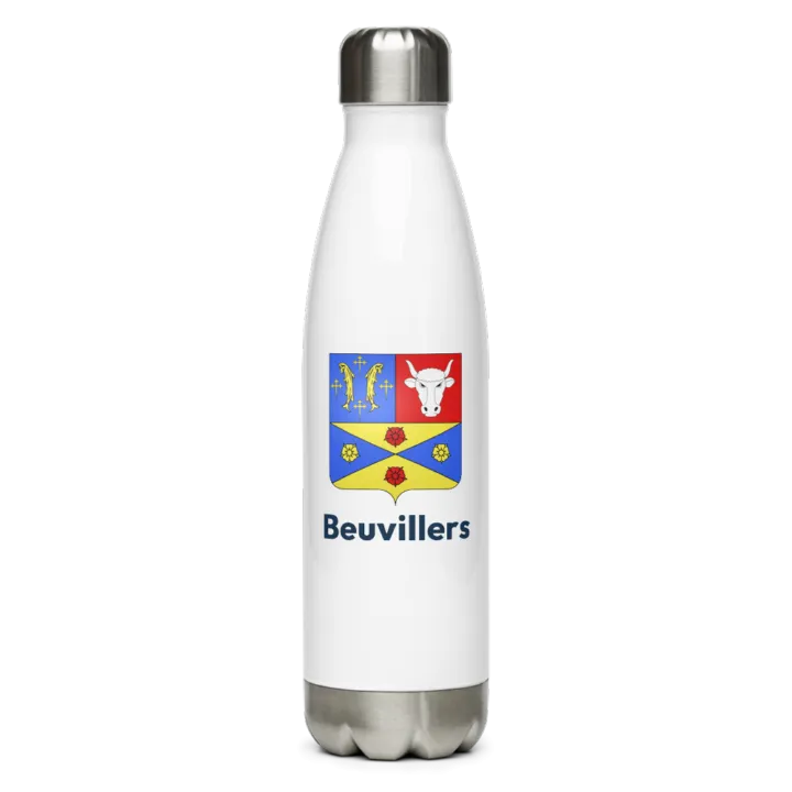 Gourde inox blason de Beuvillers