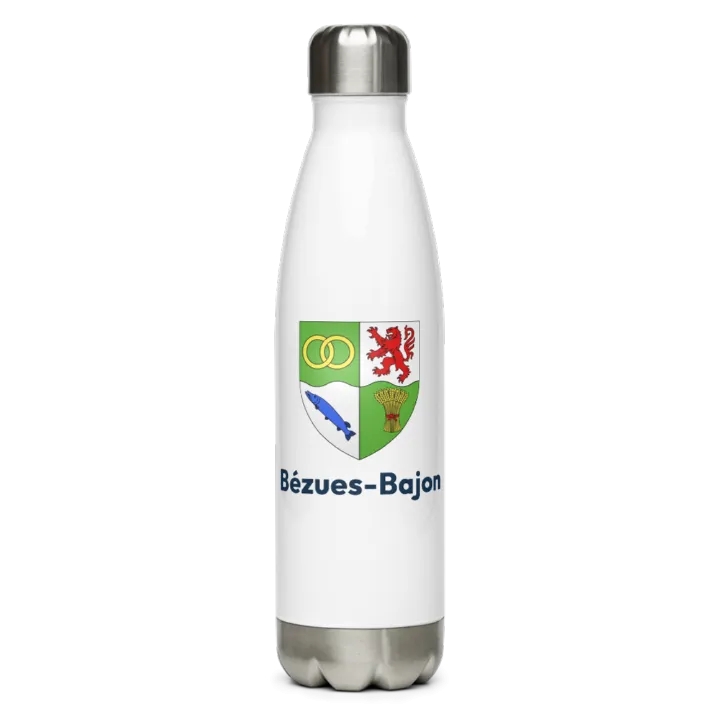 Gourde inox blason de Bézues-Bajon