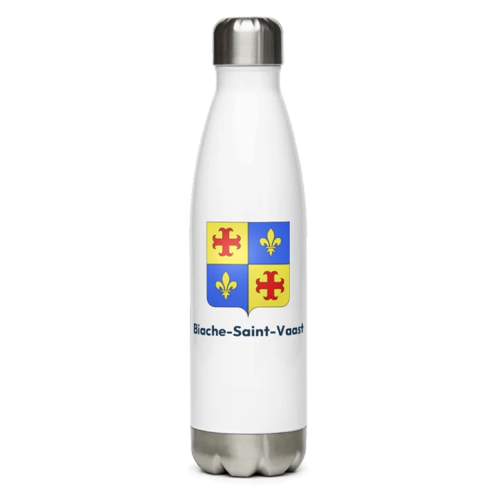Gourde inox — blason de Biache-Saint-Vaast