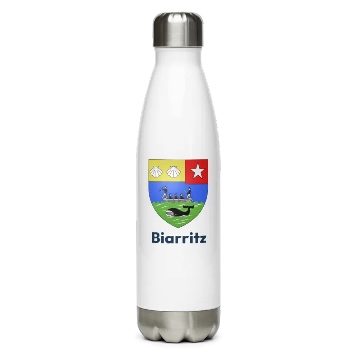Gourde inox blason de Biarritz