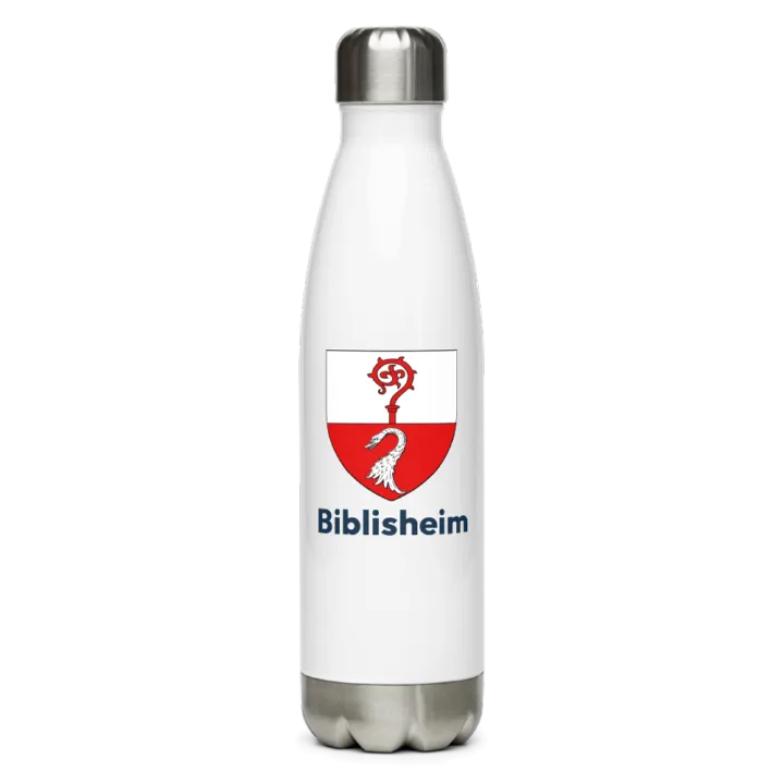 Gourde inox blason de Biblisheim
