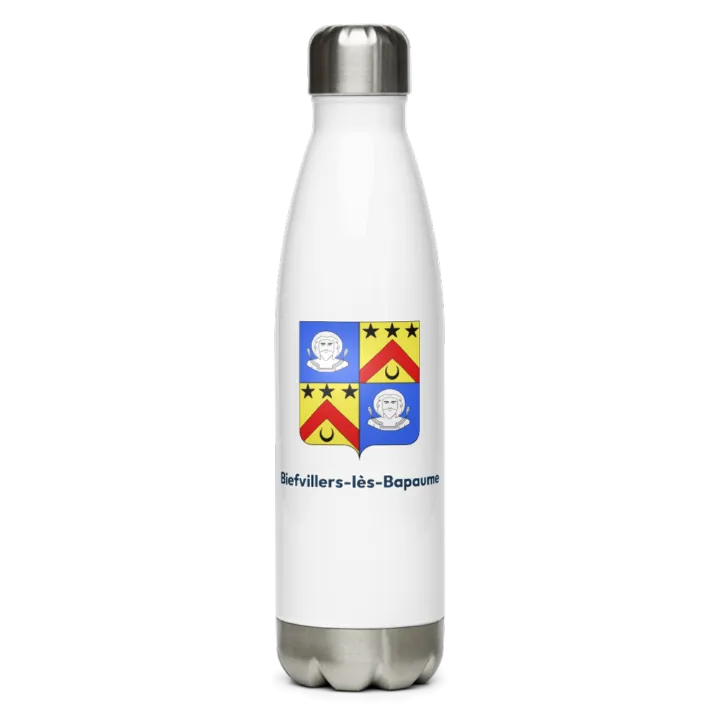 Gourde inox blason de Biefvillers-lès-Bapaume