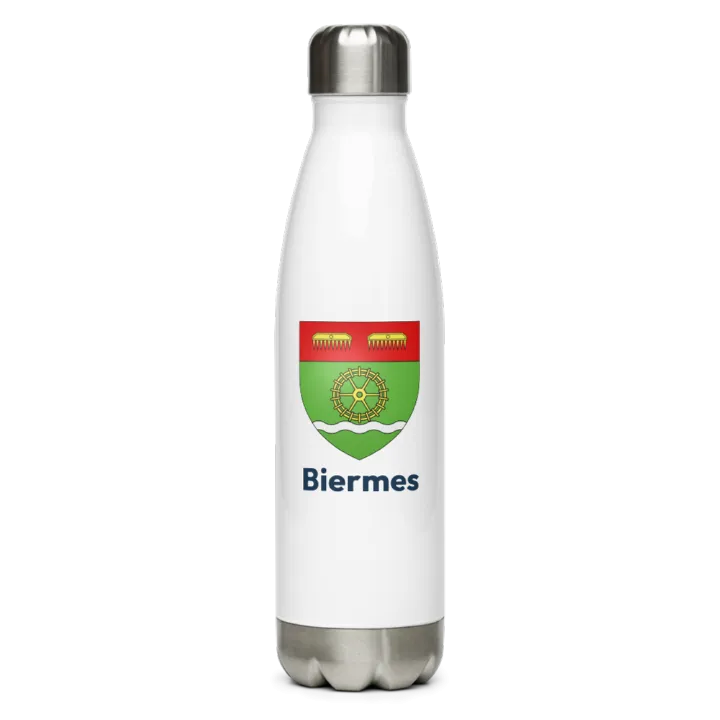 Gourde inox blason de Biermes