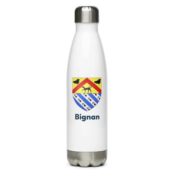 Gourde inox blason de Bignan