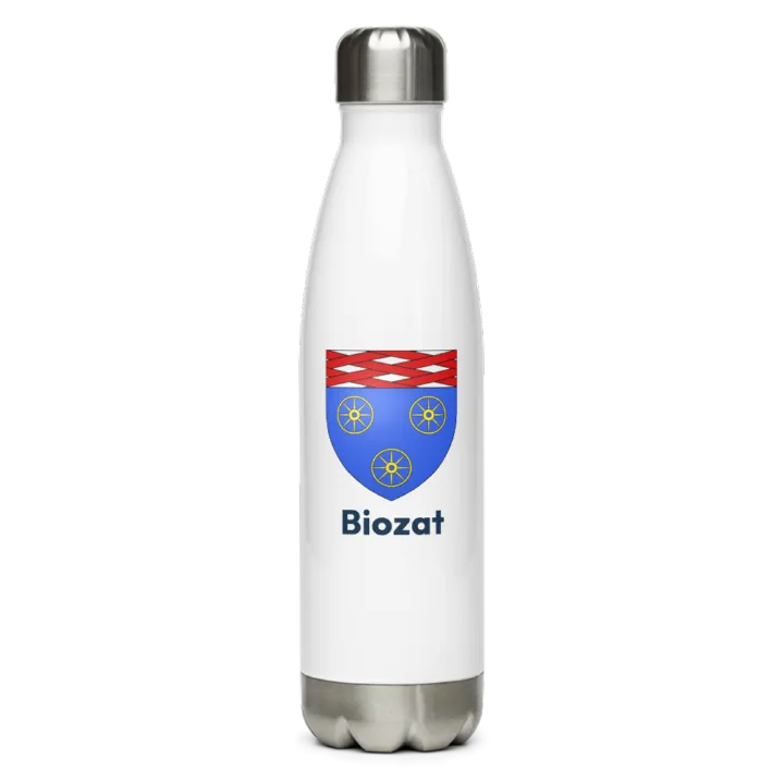 Gourde inox blason de Biozat