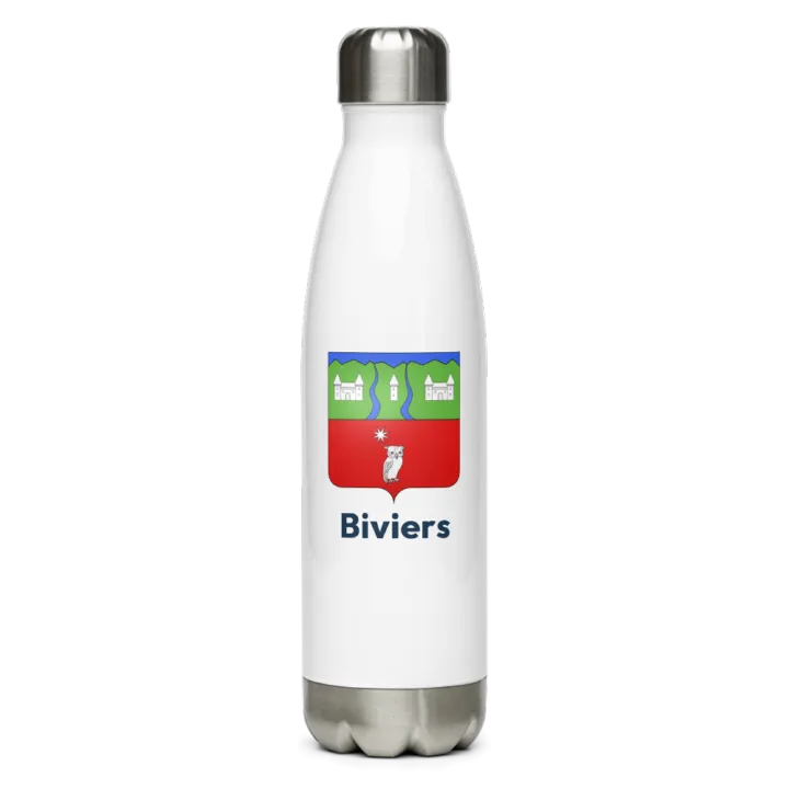 Gourde inox blason de Biviers