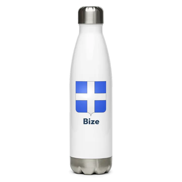 Gourde inox blason de Bize