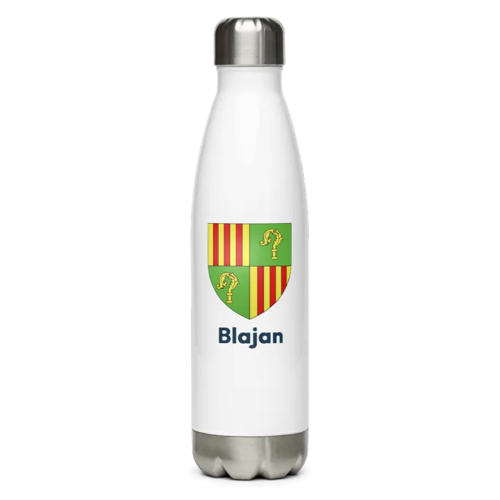 Gourde inox blason de Blajan