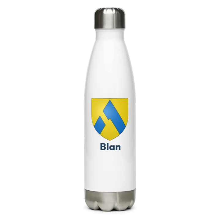 Gourde inox blason de Blan