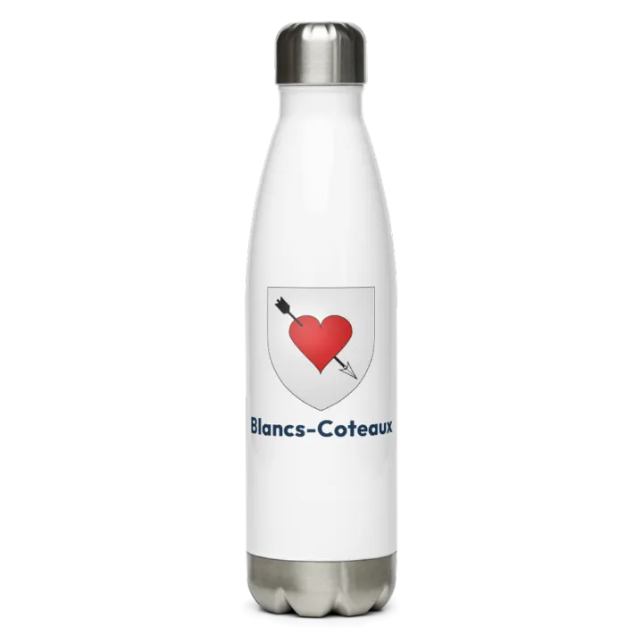 Gourde inox blason de Blancs-Coteaux