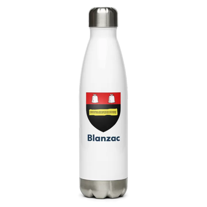 Gourde inox blason de Blanzac