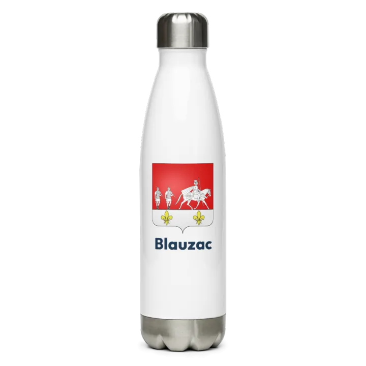 Gourde inox blason de Blauzac