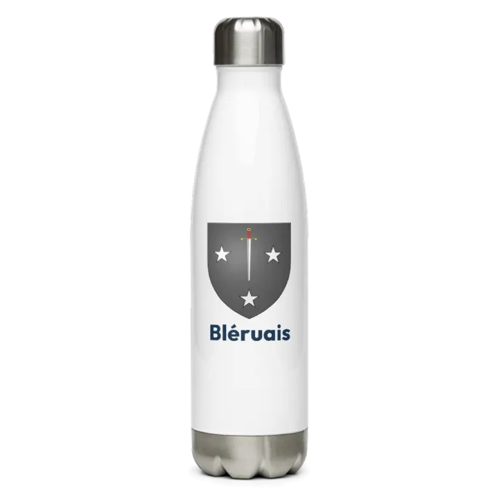 Gourde inox — blason de Bléruais