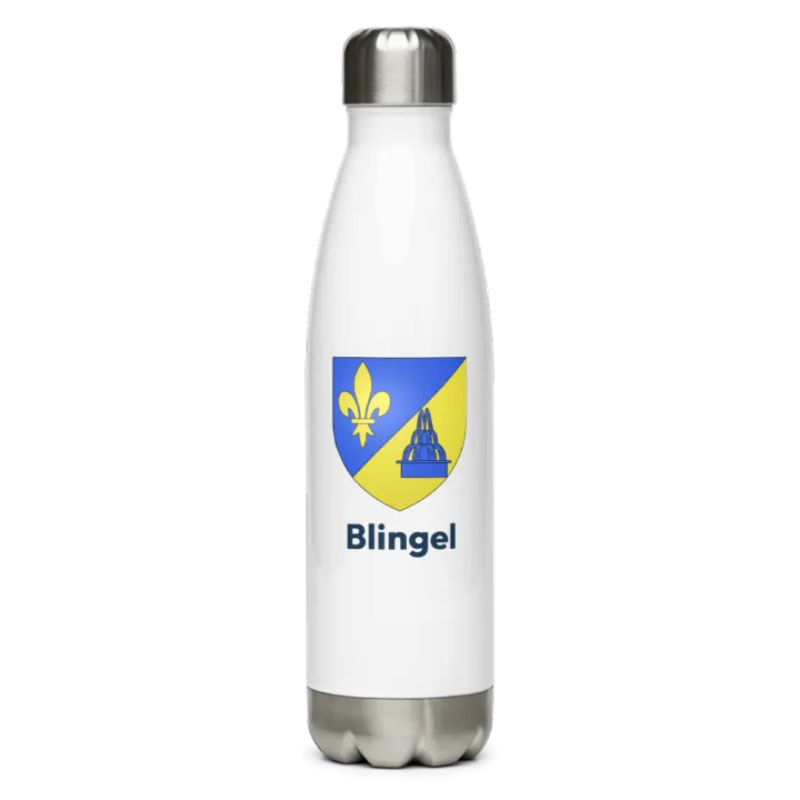 Gourde inox blason de Blingel