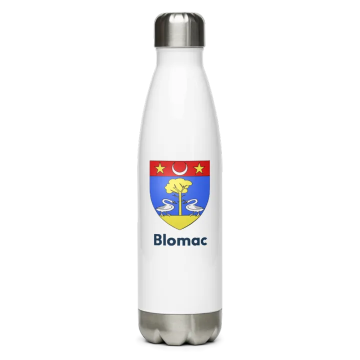 Gourde inox blason de Blomac