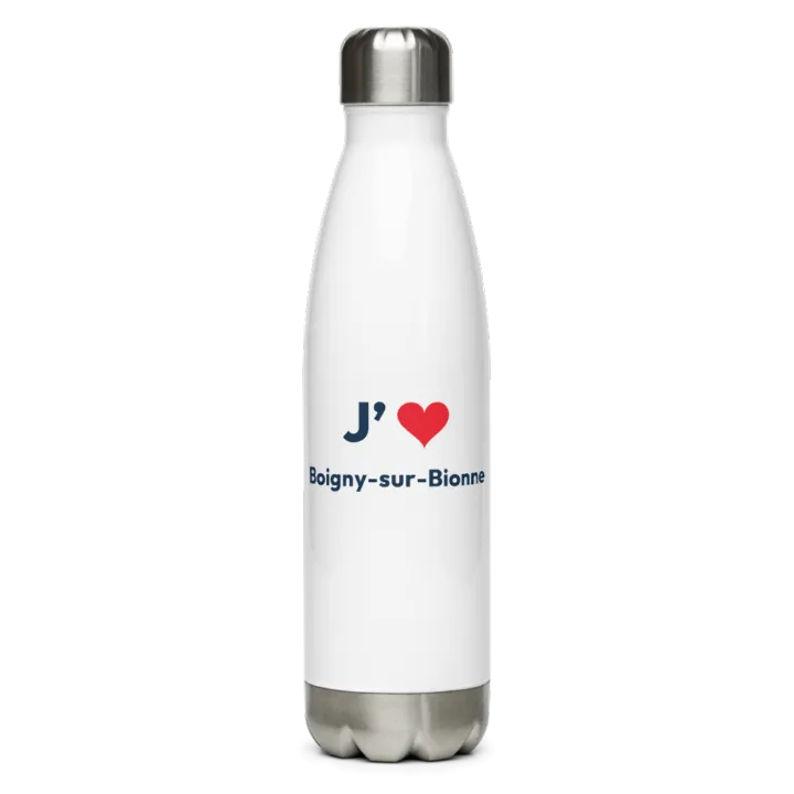 Gourde inox « J’❤ Boigny-sur-Bionne »