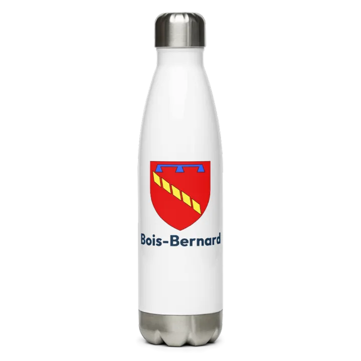 Gourde inox — blason de Bois-Bernard