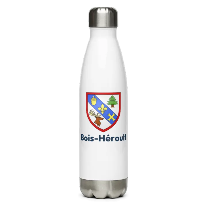 Gourde inox blason de Bois-Héroult