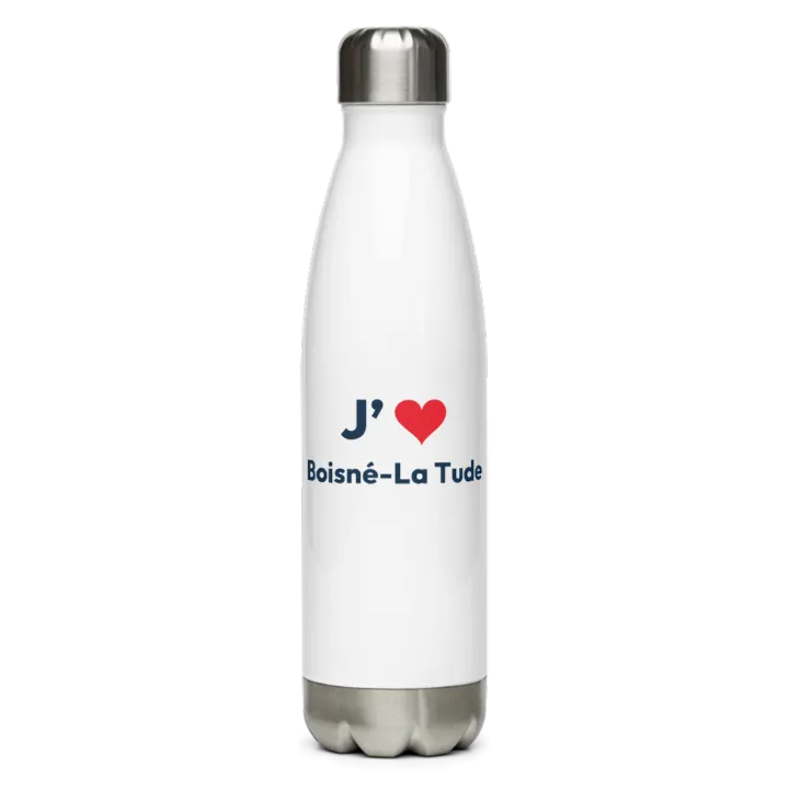 Gourde inox « J’❤ Boisné-La Tude »
