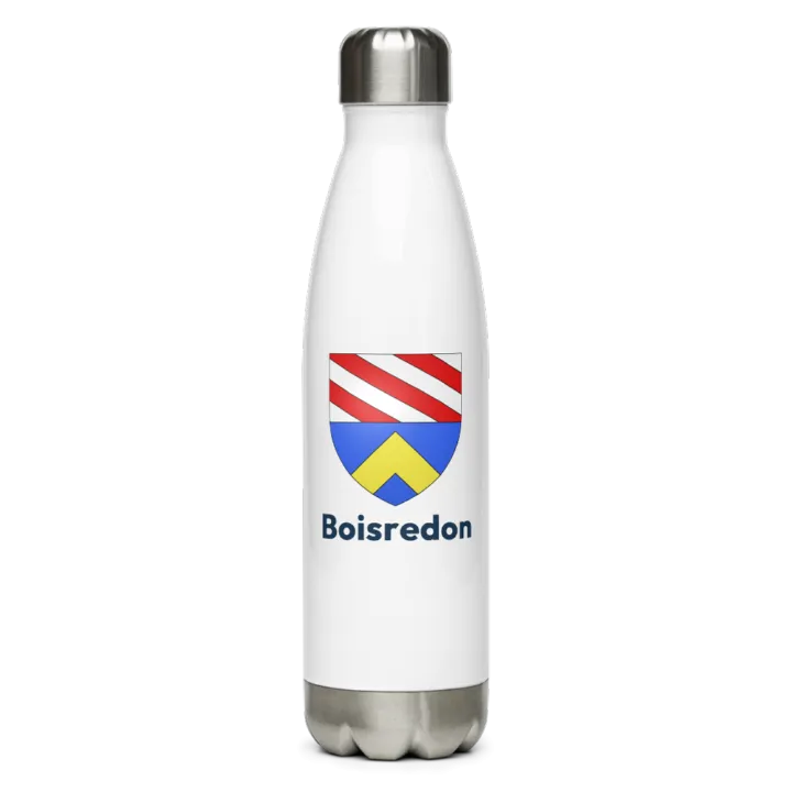 Gourde inox blason de Boisredon