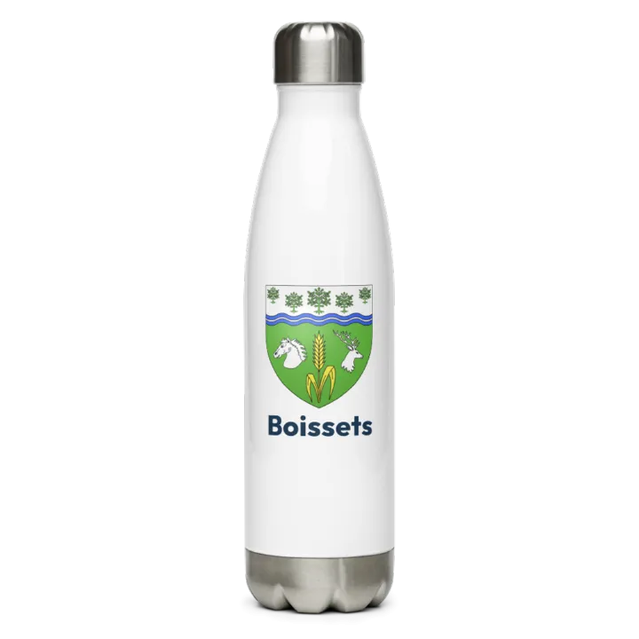 Gourde inox blason de Boissets