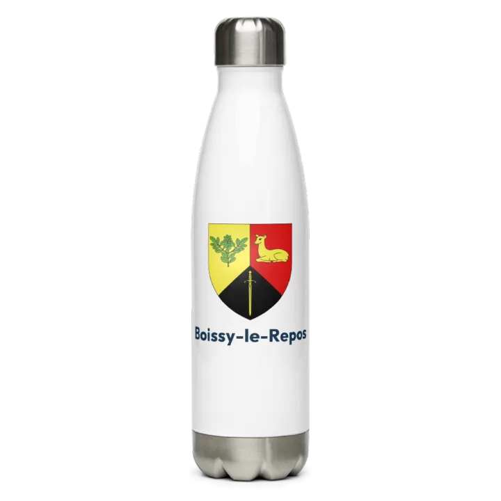 Gourde inox — blason de Boissy-le-Repos