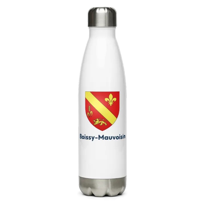 Gourde inox blason de Boissy-Mauvoisin