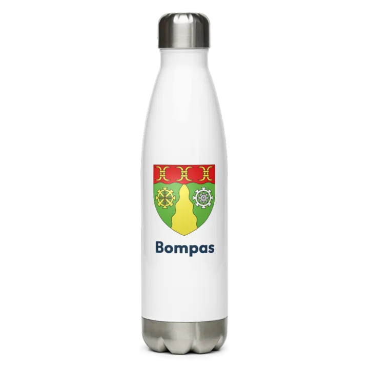 Gourde inox blason de Bompas
