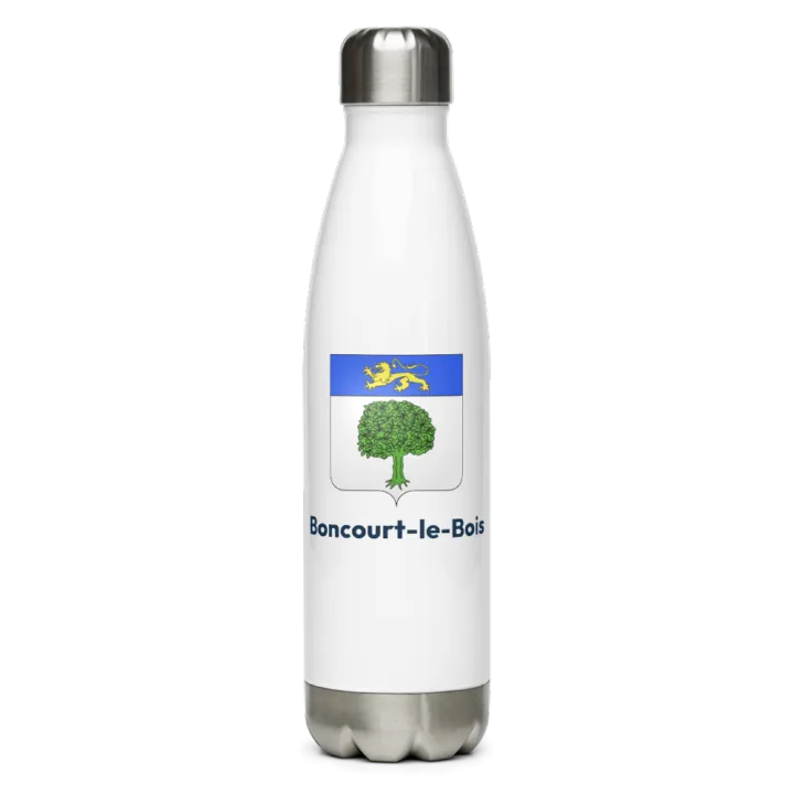 Gourde inox blason de Boncourt-le-Bois