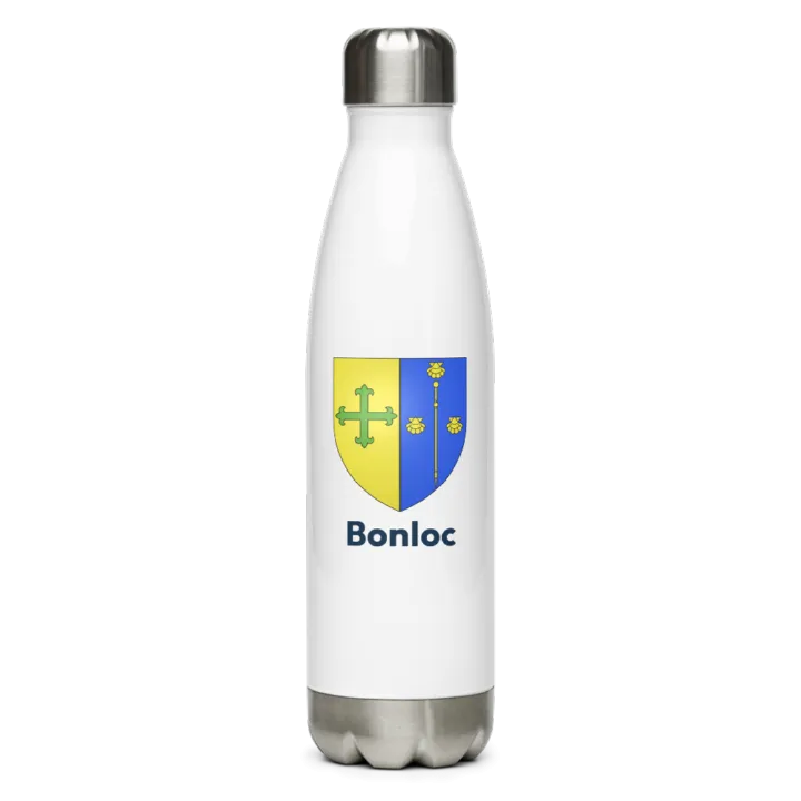Gourde inox blason de Bonloc