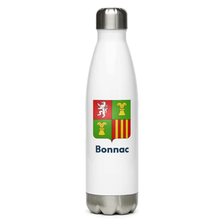 Gourde inox blason de Bonnac
