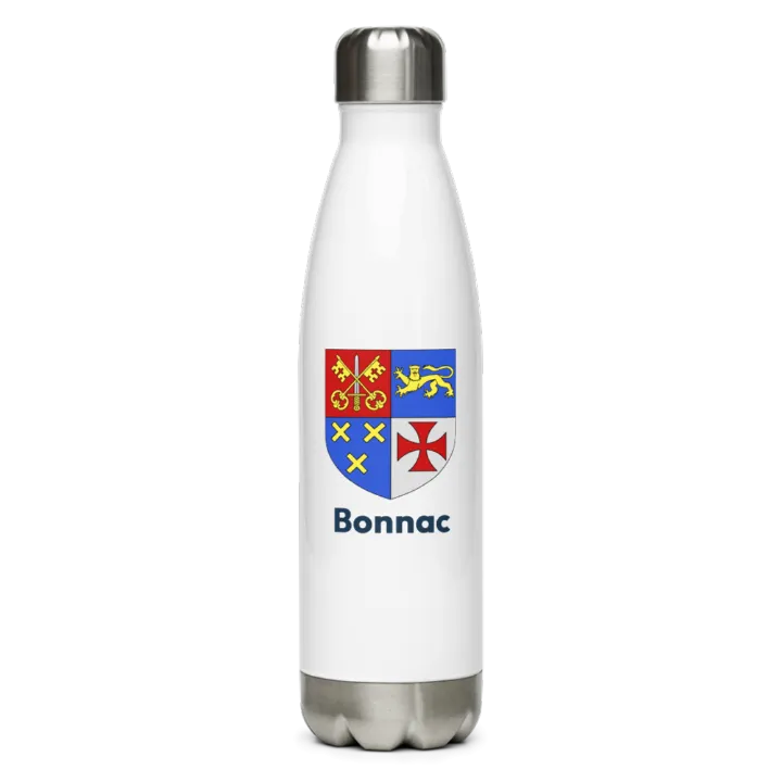 Gourde inox blason de Bonnac