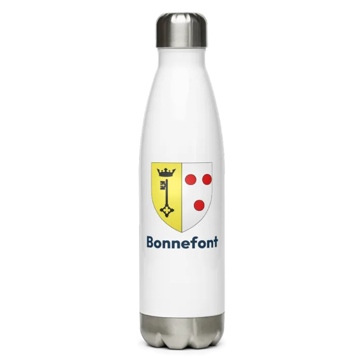 Gourde inox blason de Bonnefont