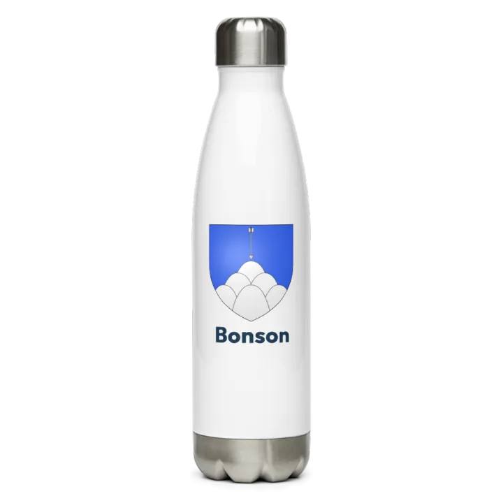 Gourde inox blason de Bonson