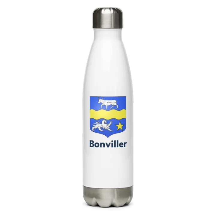 Gourde inox blason de Bonviller
