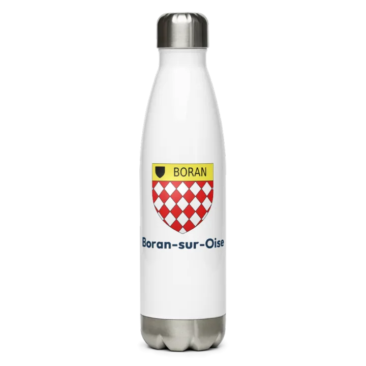 Gourde inox blason de Boran-sur-Oise